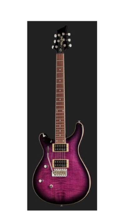 Harley Benton CST-24T LH Purple Burst Bundle